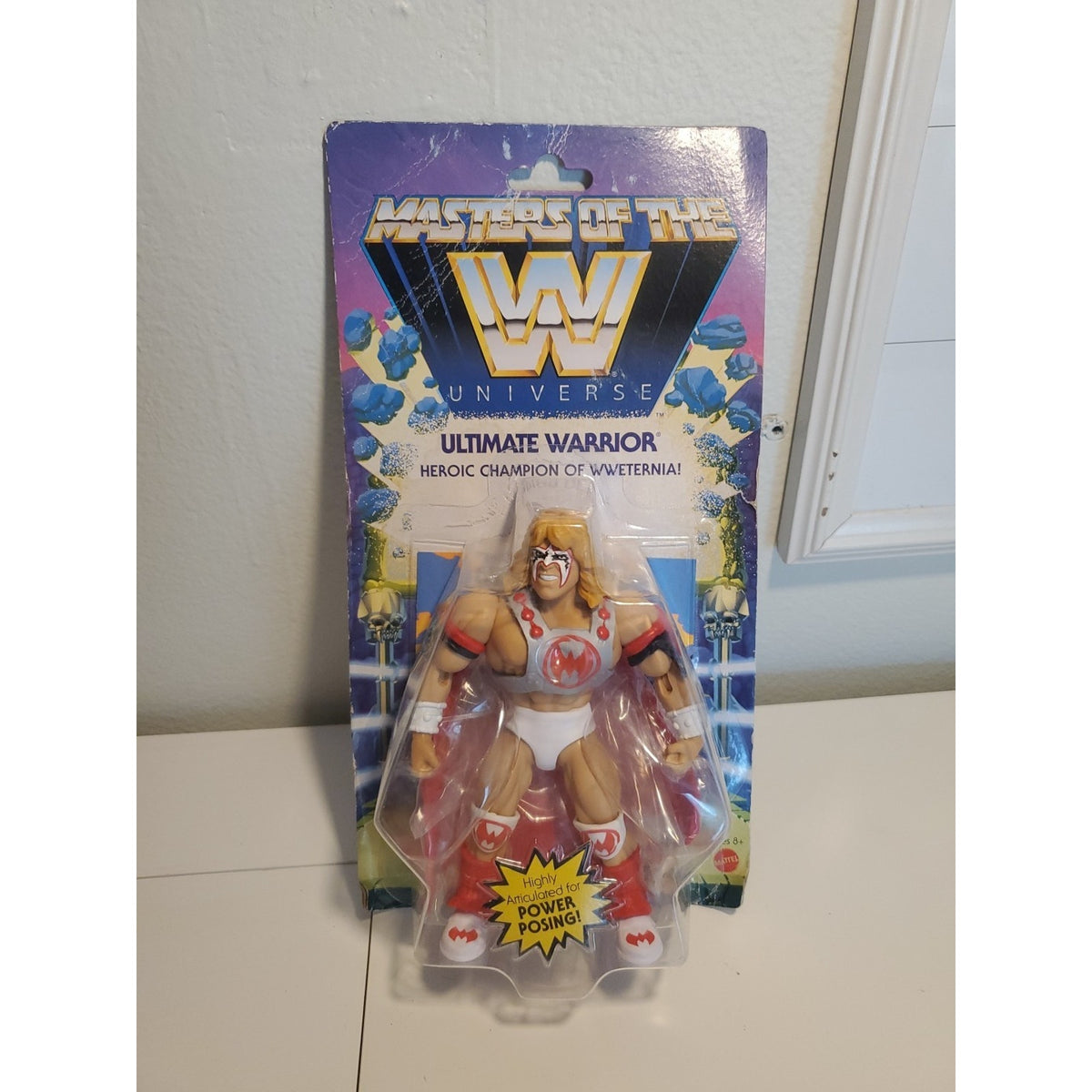 Masters of the WWE Universe Ultimate Warrior Action Figure Mattel MOTU New!