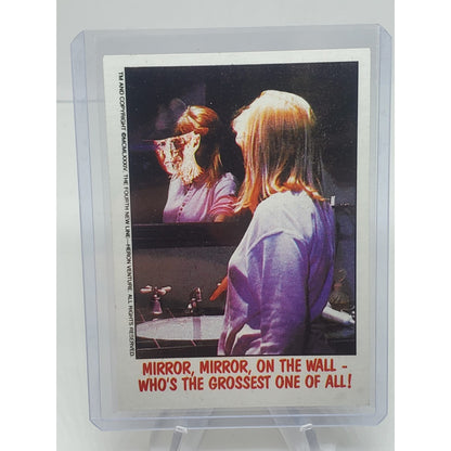 1988 Topps Fright Flicks #31 Who's the Grossest One of All! Nightmare Elm