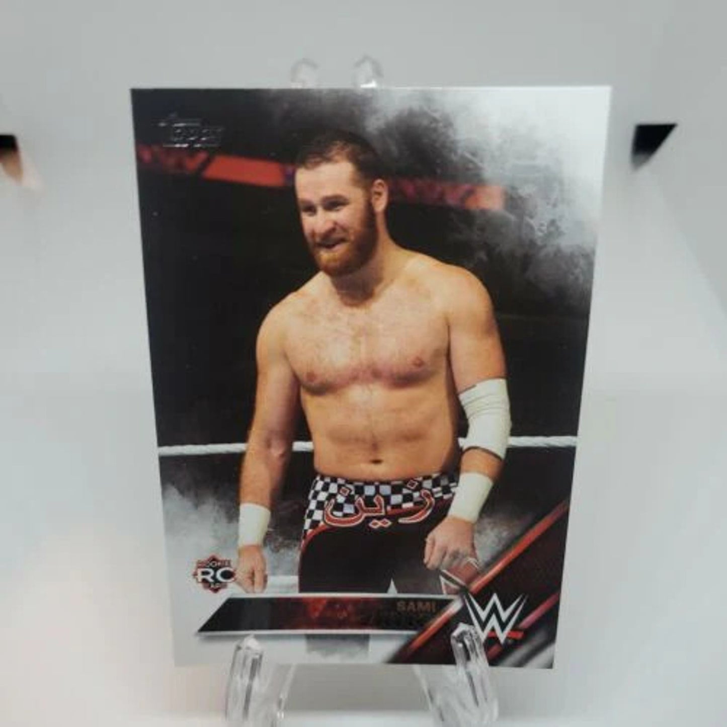 Topps WWE SAMI ZAYN RC Rookie Card 2016 #140 WWF Raw Smackdown Wrestlemania