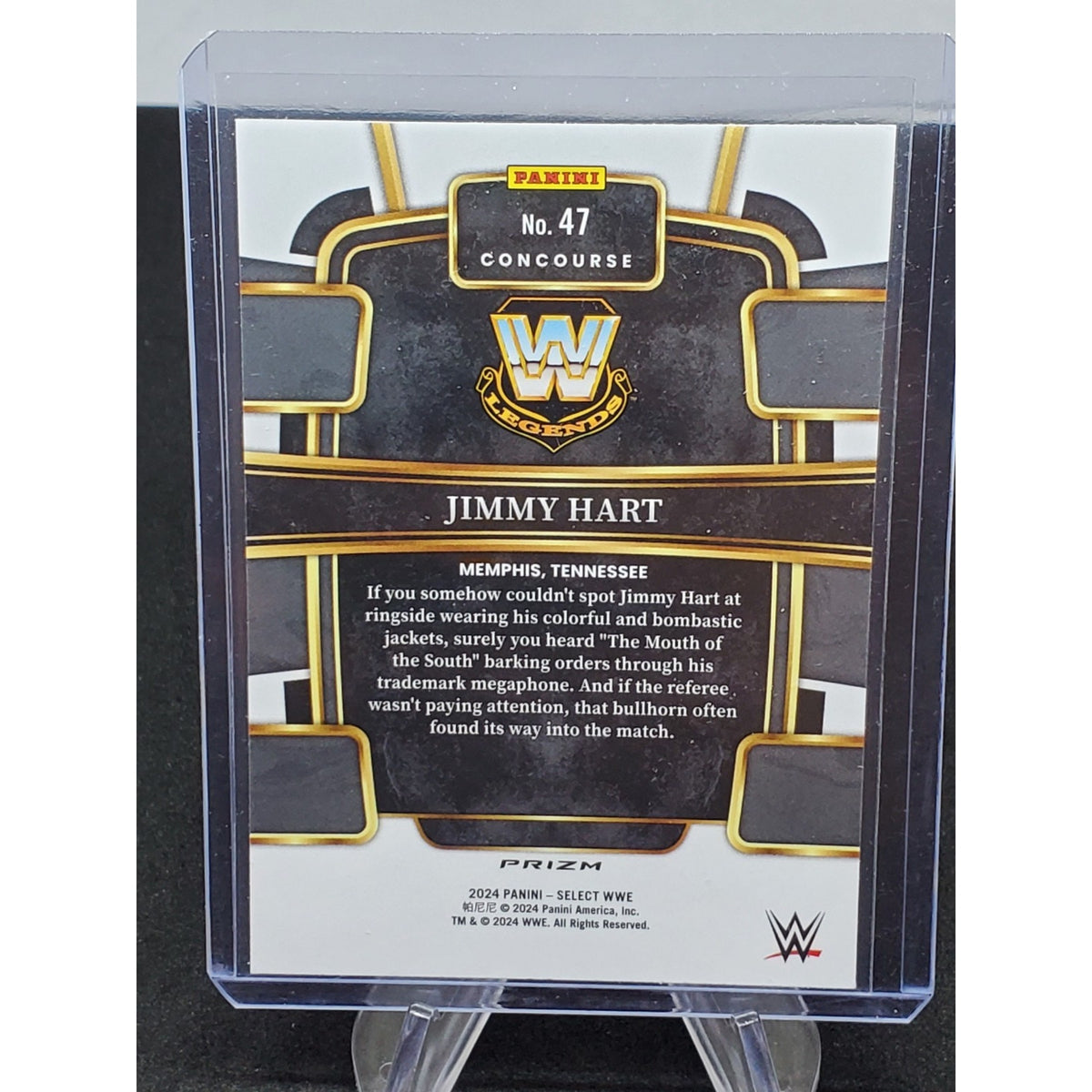 2024 Panini Select WWE JIMMY HART Concourse Silver Prizm #47