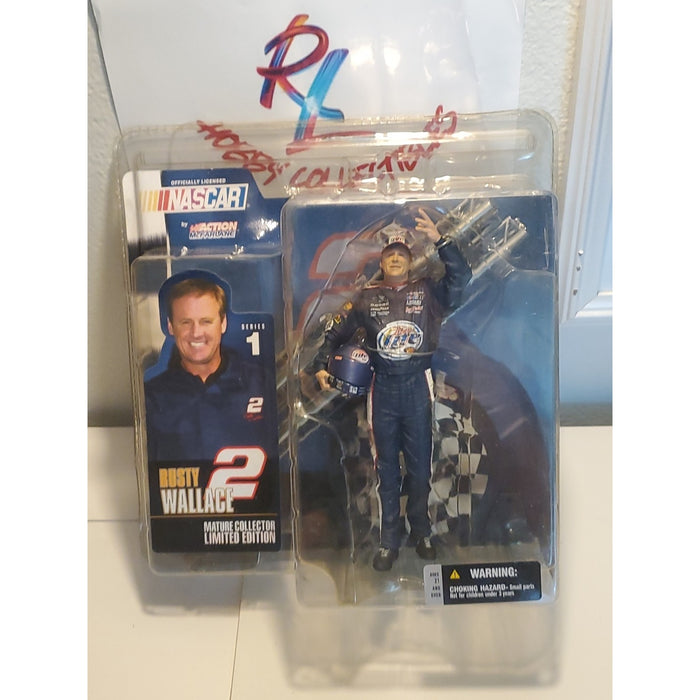 McFarlane NASCAR 1 RUSTY WALLACE #2 Series 1 RUSTY NASCAR UNIFORM 2003