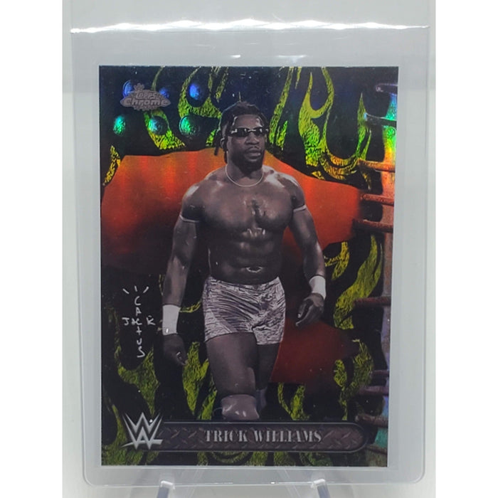 2025 Topps Chrome WWE X Cactus Jack - Trick Williams, Trick Williams #32 Black &