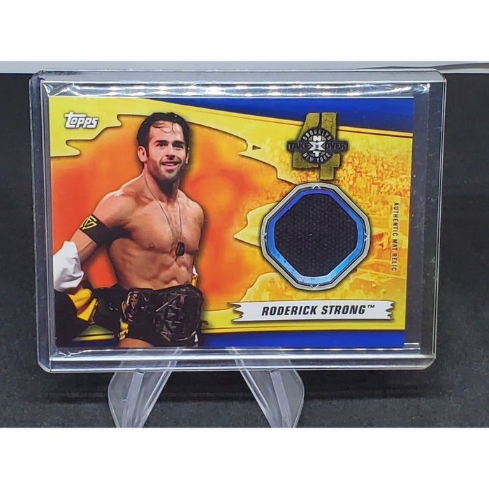 2019 Topps WWE Summerslam Blue Mat Relics Roderick Strong #MR-RS /50