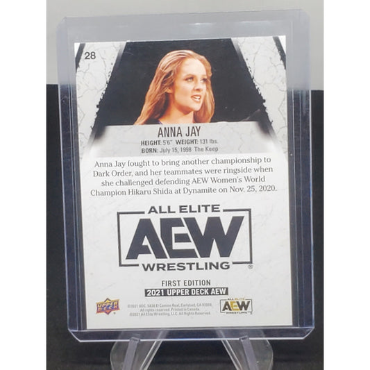 2021 Upper Deck AEW All Elite Wrestling - base #28 Anna Jay (RC)