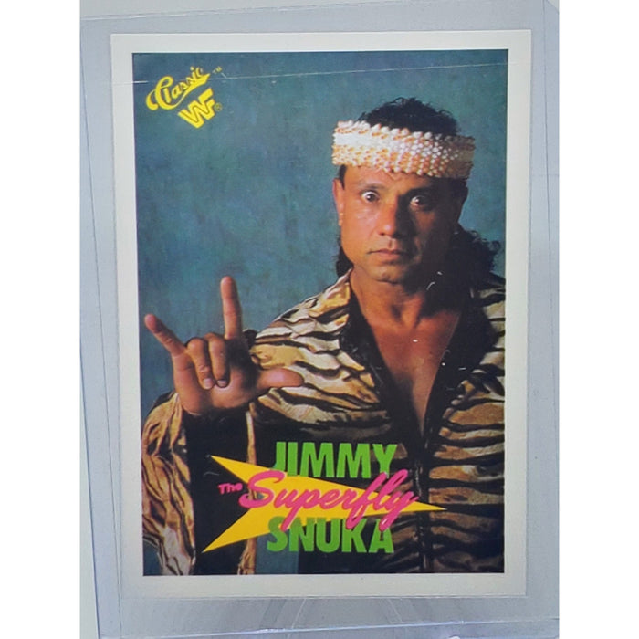 Jimmy Superfly Snuka WWF Wrestling 1990 Classic Card #69 WWE