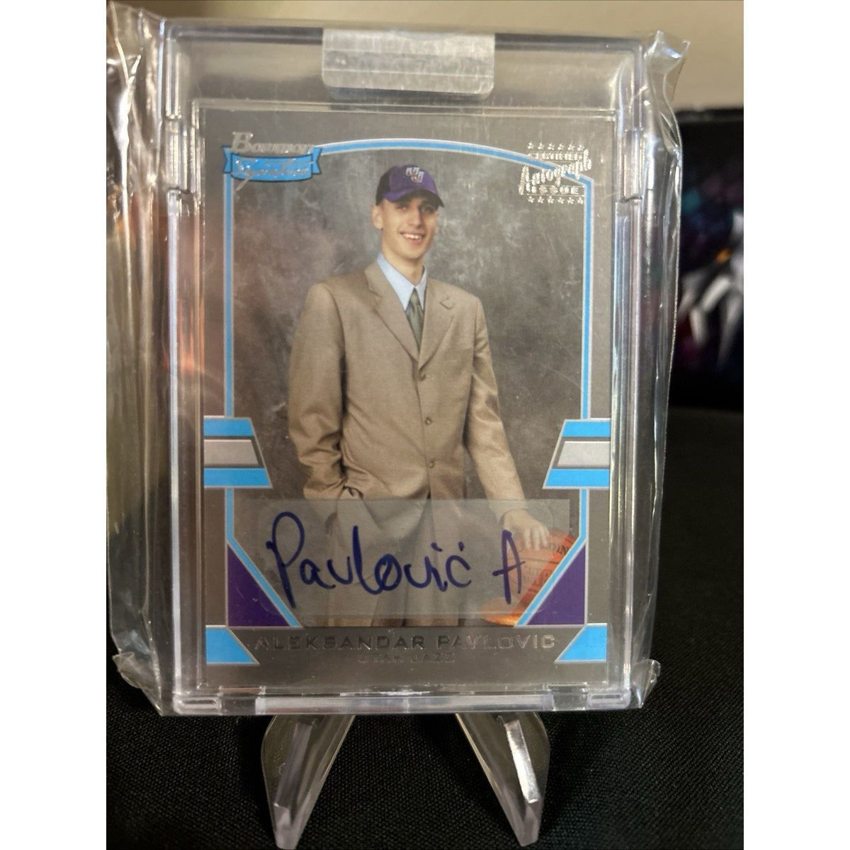 2003 Bowman Signature Silver /249 Sasha Pavlovic Aleksandar #68 Rookie Auto RC
