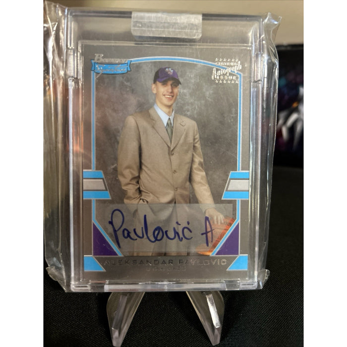 2003 Bowman Signature Silver /249 Sasha Pavlovic Aleksandar #68 Rookie Auto RC