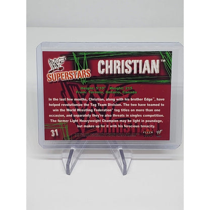 2001 Fleer WWF Wrestlemania - Christian #31 (RC)