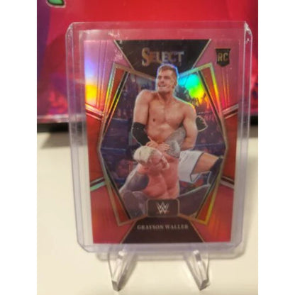 2022 Select Premier Level GRAYSON WALLER RC - Orange Prizm #1/49- WWE SSP ROOKIE
