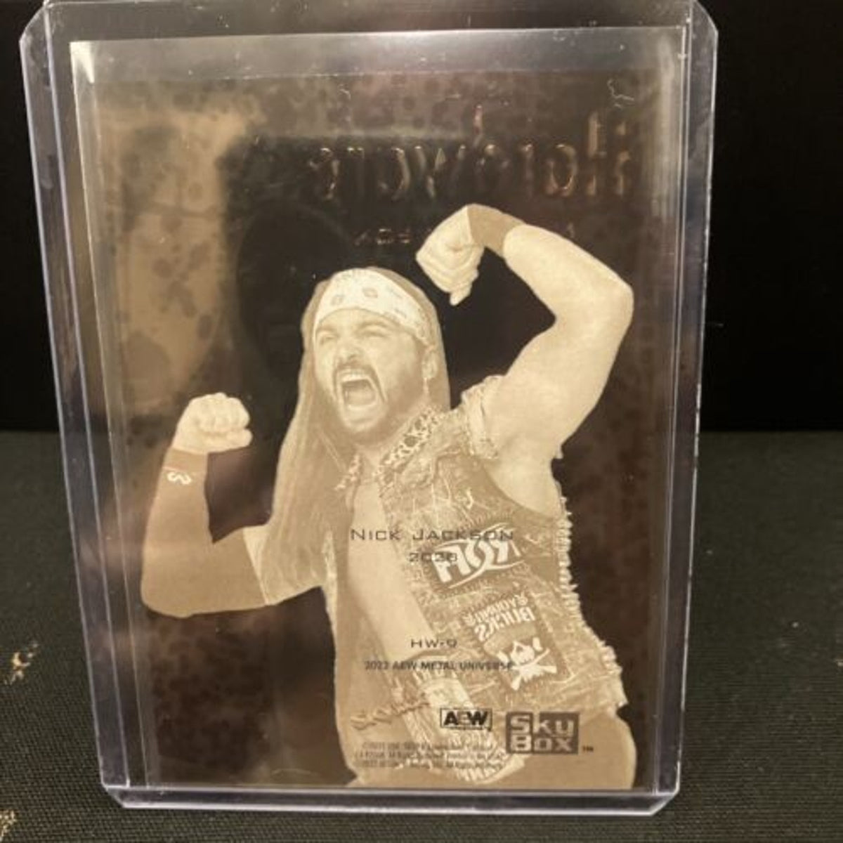 Hardware Insert 2022 AEW Metal Universe Nick Jackson Young Bucks HW-9 1:38 New