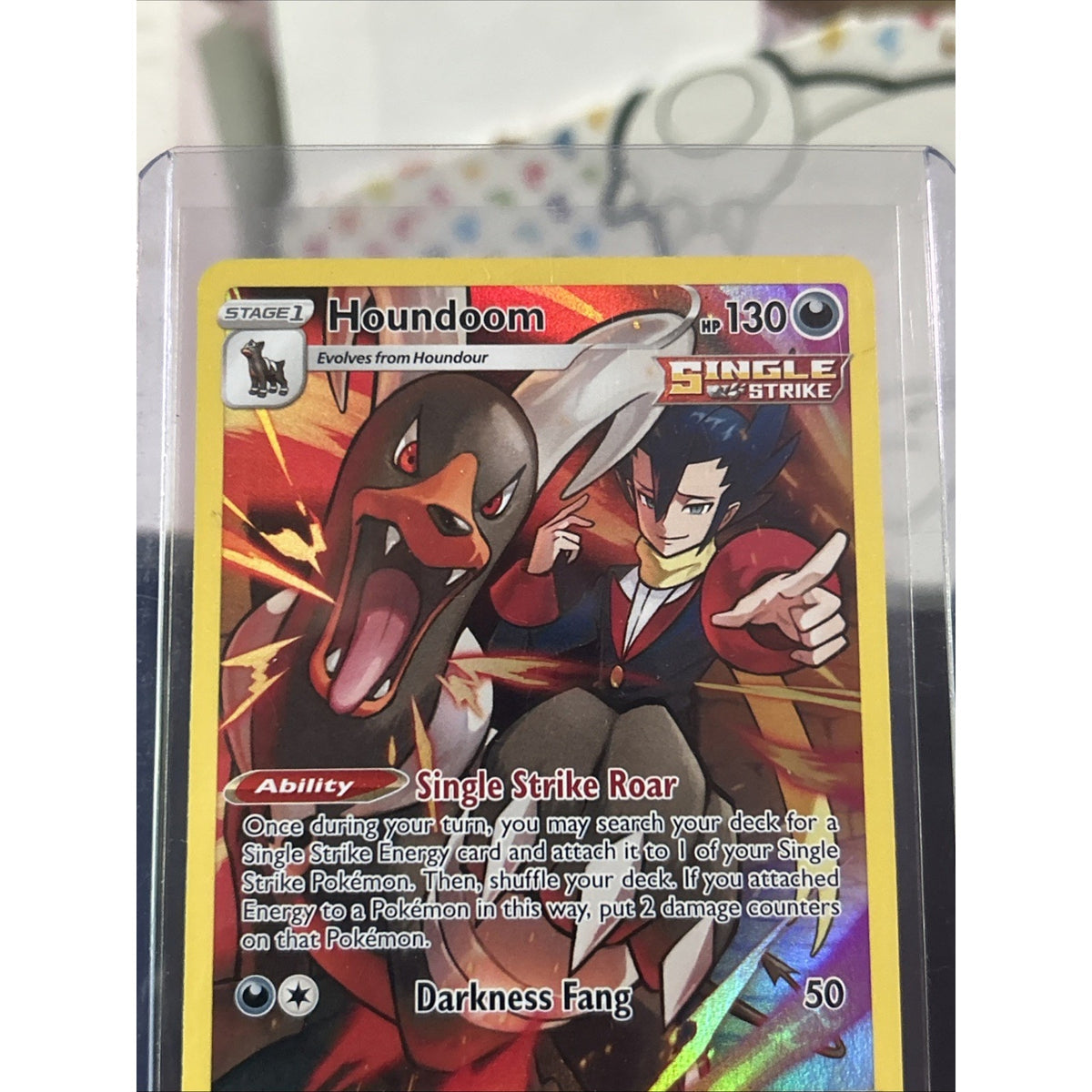 Pokémon TCG Houndoom TG10/TG30 Brilliant Stars Trainer Gallery - Pack Fresh New