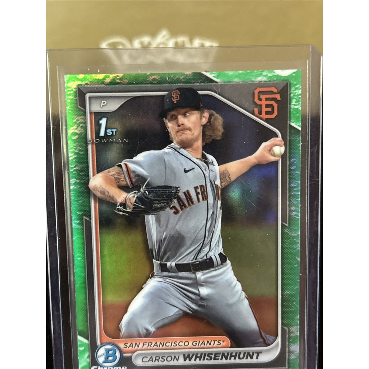 2024 Bowman - Chrome Prospects Lunar Glow Refractor Carson Whisenhunt (RC) NEW