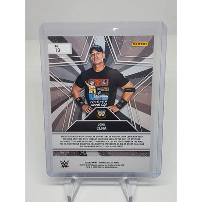 2023 Donruss Elite WWE Star Status Green #10 John Cena