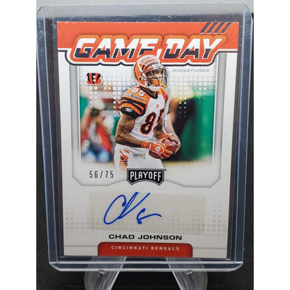 2020 Panini Playoff - Game Day Signatures Chad Johnson #GDS-CJ /75 (AU) Auto