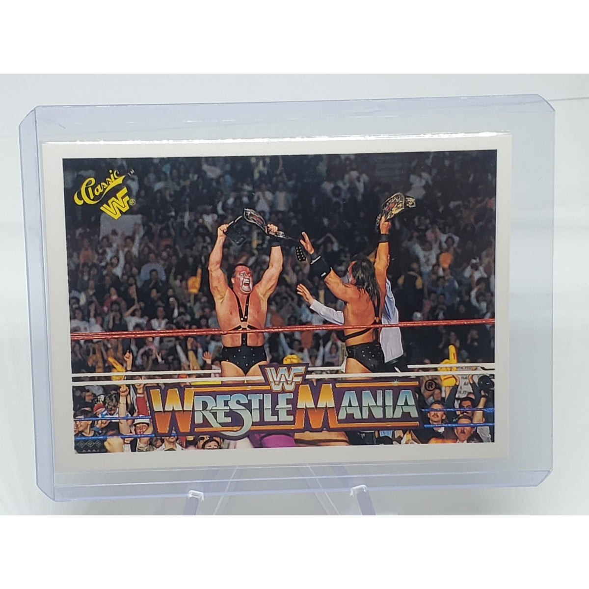 1990 Classic WWF - The History of Wrestlemania #140 AX & SMASH DEMOLITION