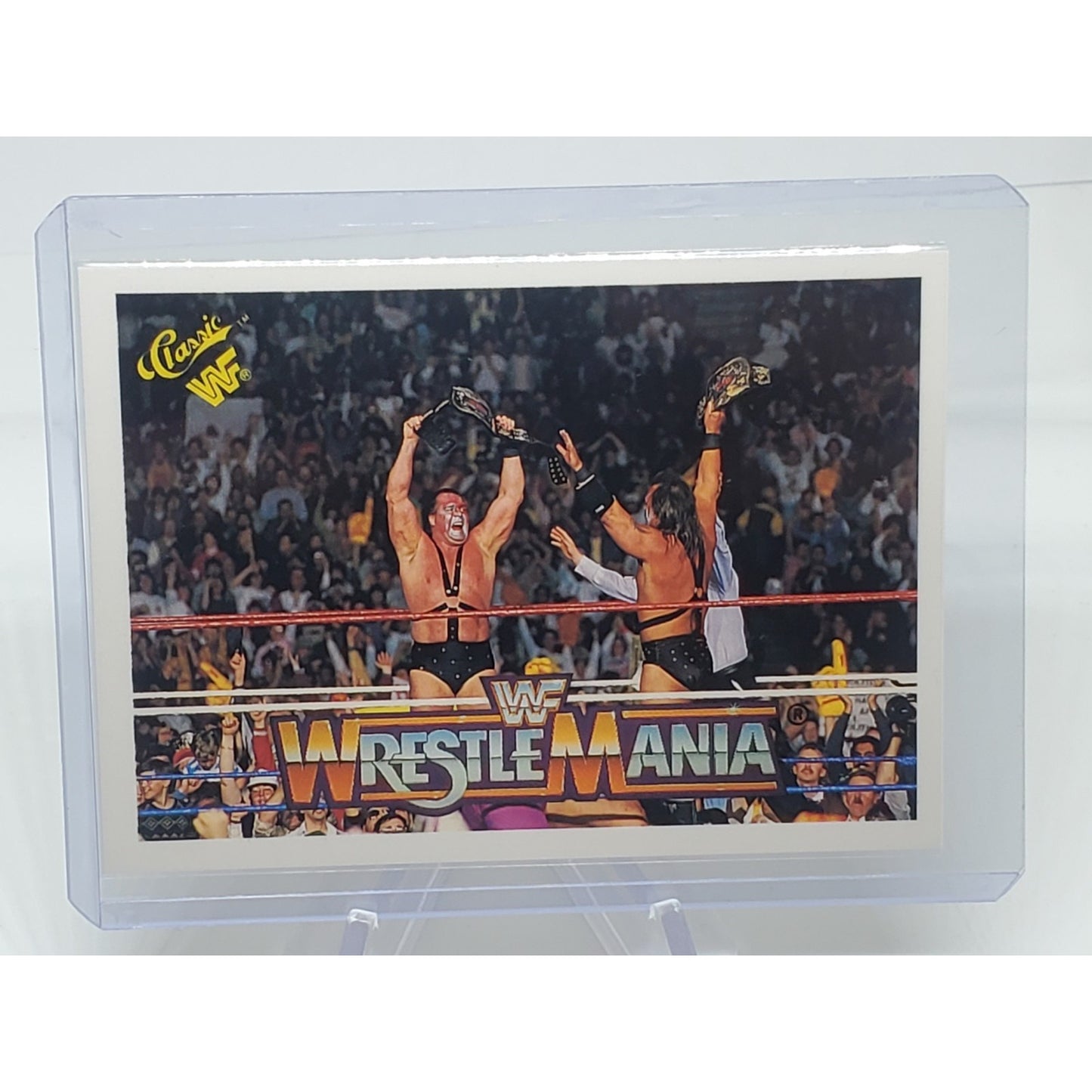 1990 Classic WWF - The History of Wrestlemania #140 AX & SMASH DEMOLITION