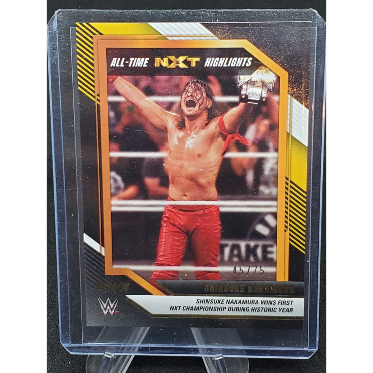 2022 PANINI WWE NXT SHINSUKE NAKAMURA HIGHLIGHTS /75