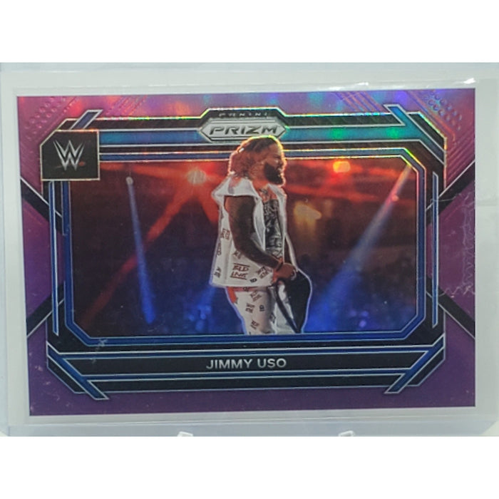 2023 Panini Prizm WWE - Jimmy Uso #24 Purple Prizm 36/149