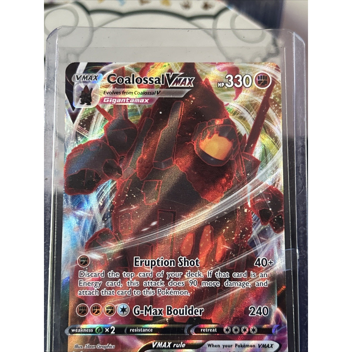 Coalossal Vmax 099/185 Vivid Voltage Pokemon TCG - Pack Fresh New - Top Loaded