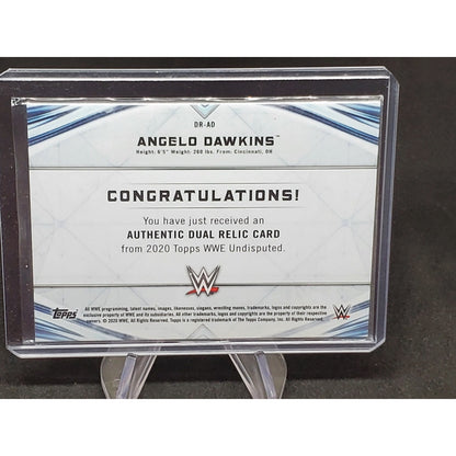 R51,401 - 2020 Topps WWE Undisputed Dual Relic Angelo Dawkins #/99
