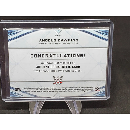 R51,401 - 2020 Topps WWE Undisputed Dual Relic Angelo Dawkins #/99