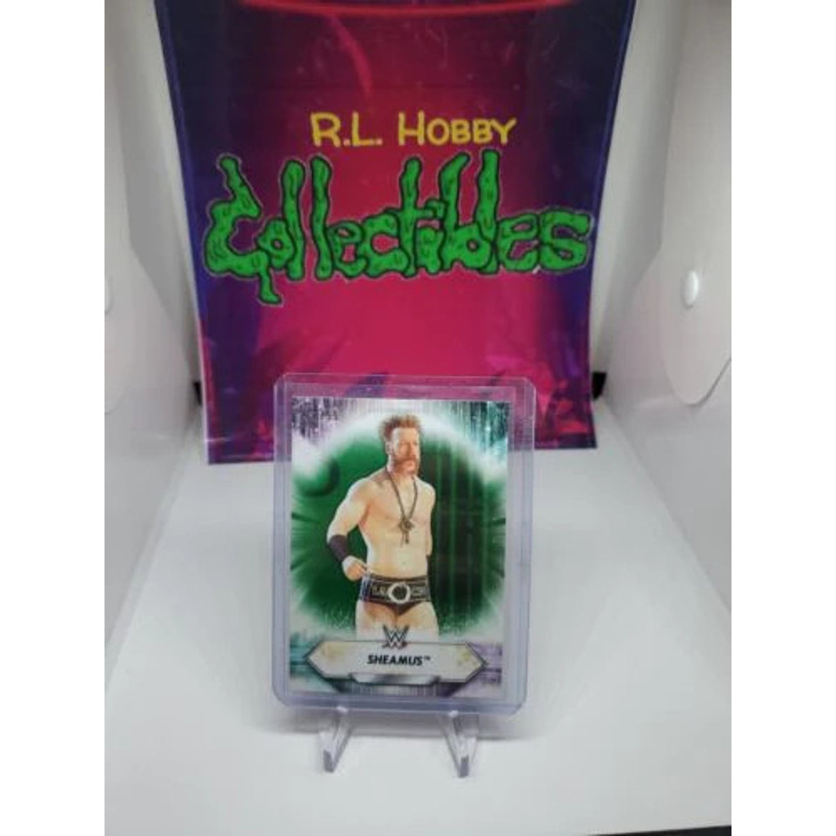 2021 Topps WWE Superstar Roster Card #131 Sheamus green /99 wrestling card