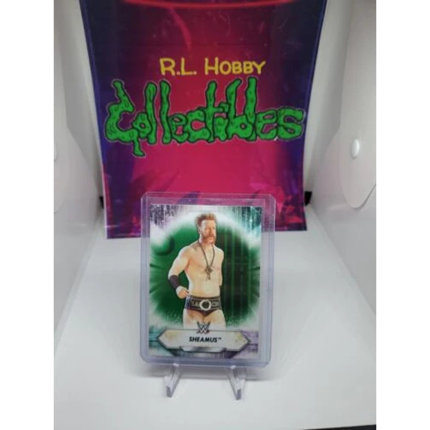 2021 Topps WWE Superstar Roster Card #131 Sheamus green /99 wrestling card