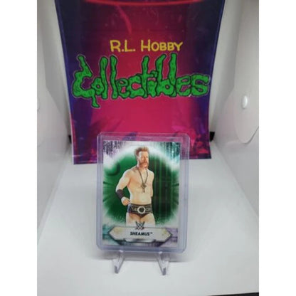2021 Topps WWE Superstar Roster Card #131 Sheamus green /99 wrestling card