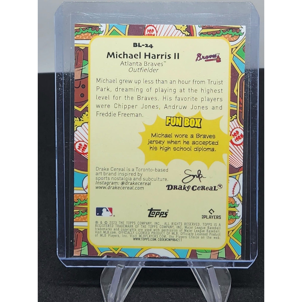 2023 Topps Big League Michael Harris II RC Rookie Big Leaguers #BL-24 Braves