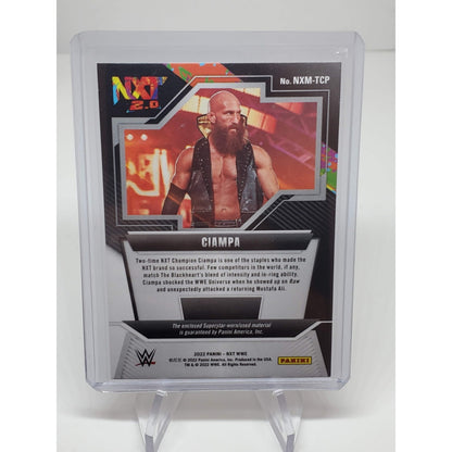 2022 Panini WWE NXT 2.0 CIAMPA GREEN EVENT WORN MEMORABILIA
