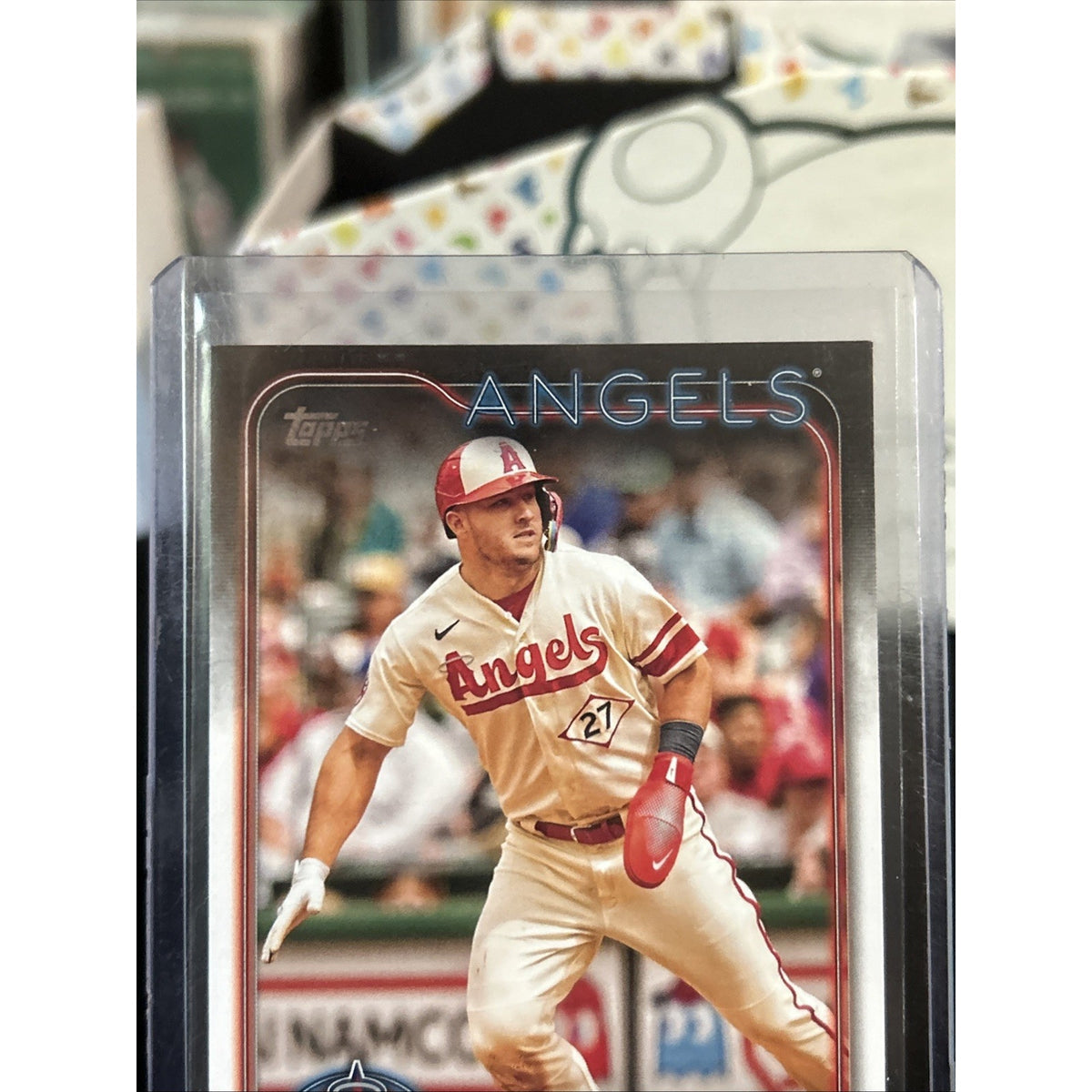 2024 Topps Series #1 COTB-6 Mike Trout Companion Super Box Exclusive LA Angels