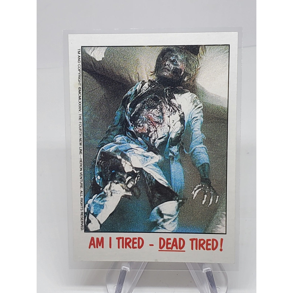 A Nightmare on Elm Street - Fright Flicks 1984 -Topps Card #53