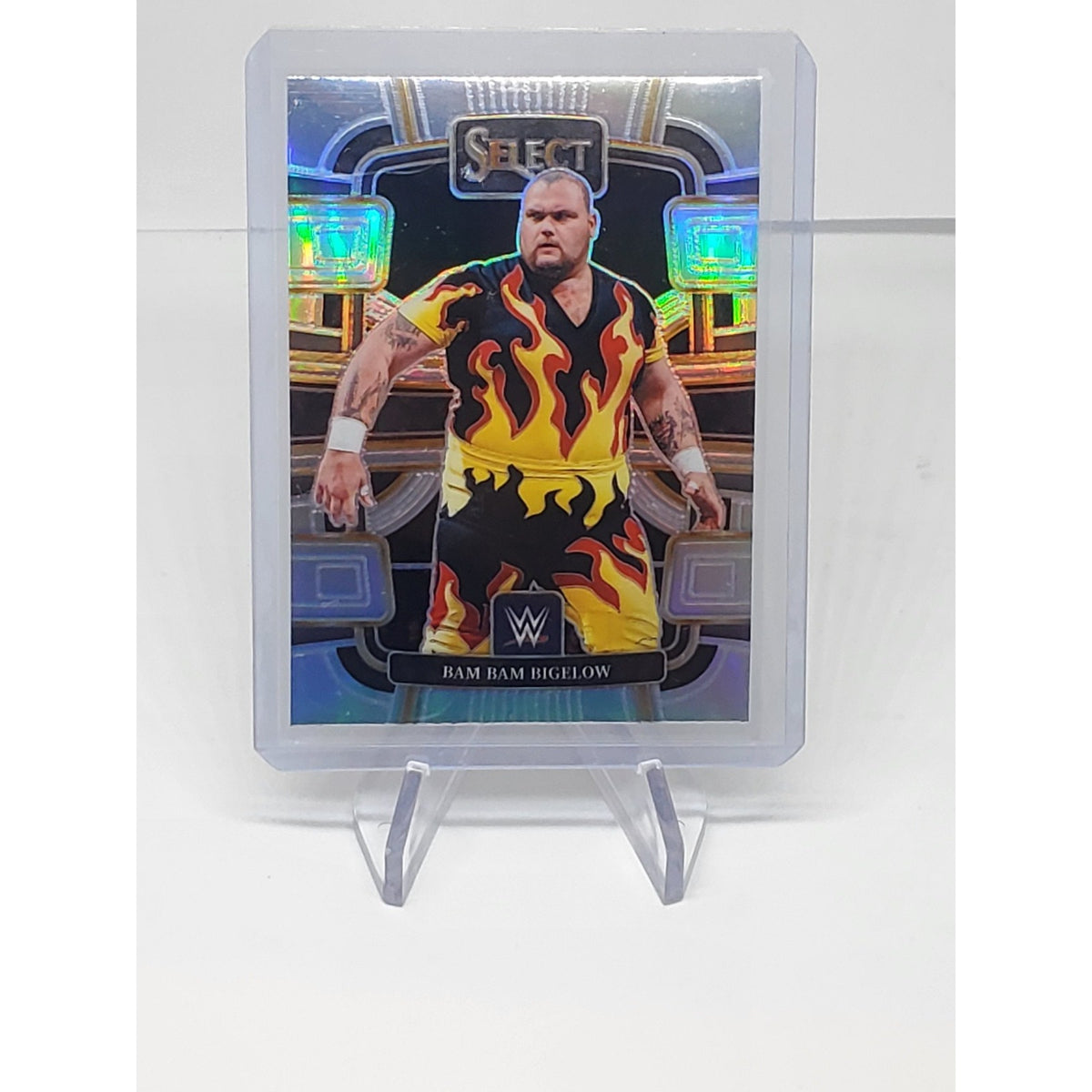 BAM BAM BIGELOW 2024 WWE Panini Select CONCOURSE SILVER PRIZM #99