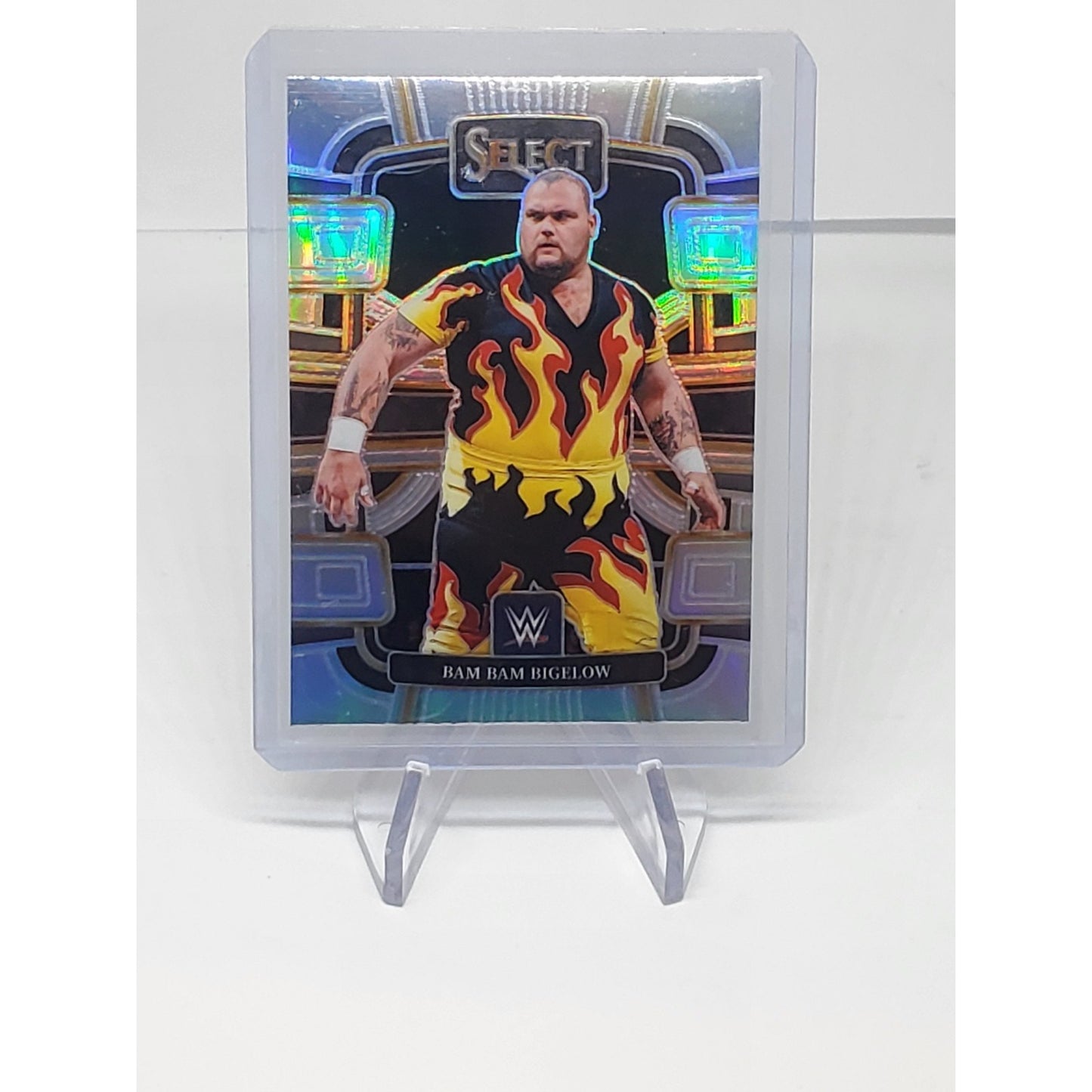 BAM BAM BIGELOW 2024 WWE Panini Select CONCOURSE SILVER PRIZM #99