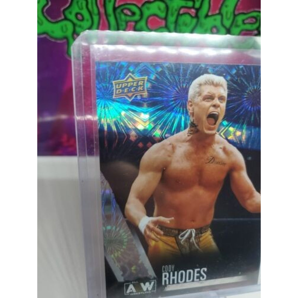 2021 Upper Deck AEW All Elite Wrestling Silver Pyro Parallel #1 Cody Rhodes