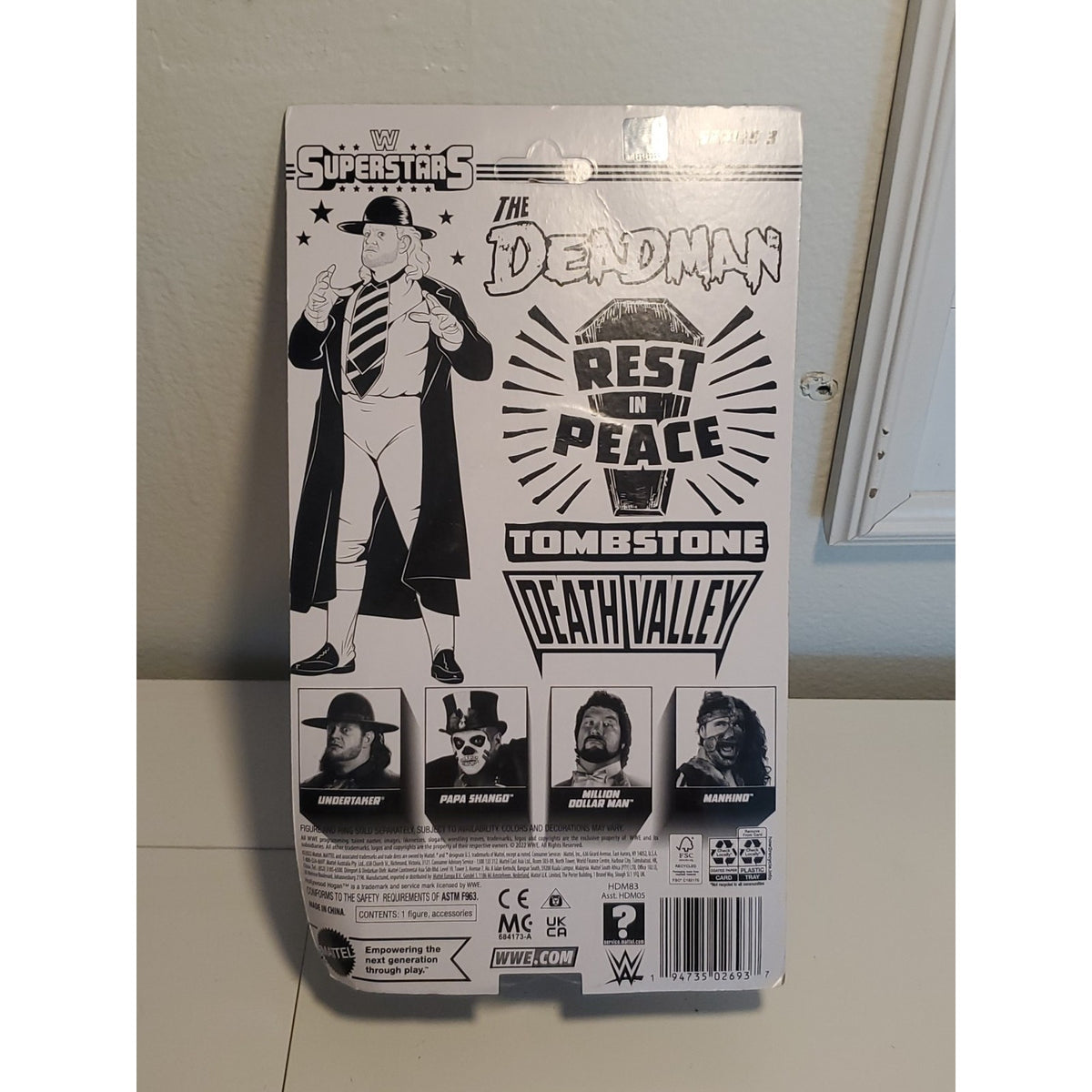 WWE Undertaker Superstars Series 3 Walmart Wrestling Figure Mattel