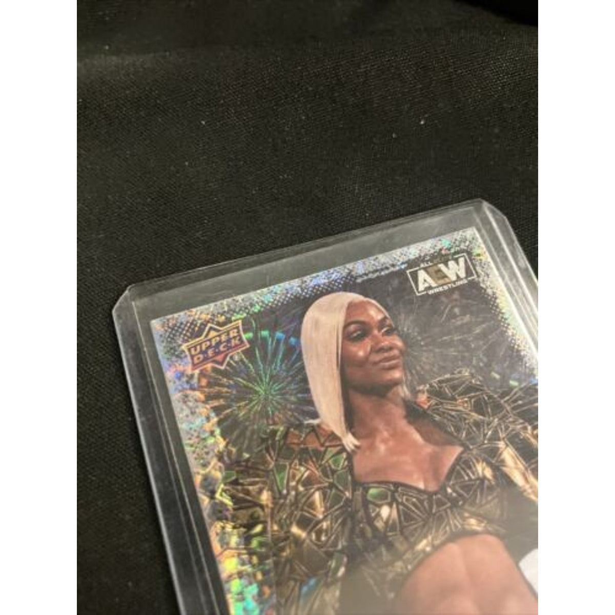2022 Upper Deck AEW Jade Cargill #73 Pyro Parallel - AEW/WWE/NXT Pack Fresh New