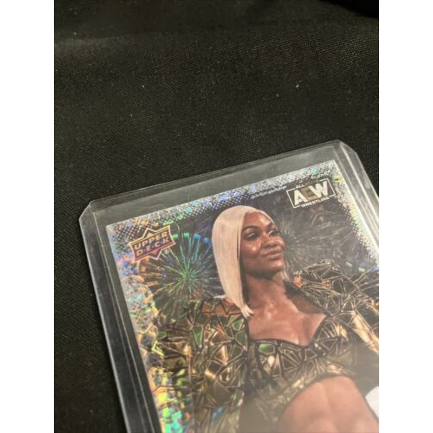 2022 Upper Deck AEW Jade Cargill #73 Pyro Parallel - AEW/WWE/NXT Pack Fresh New
