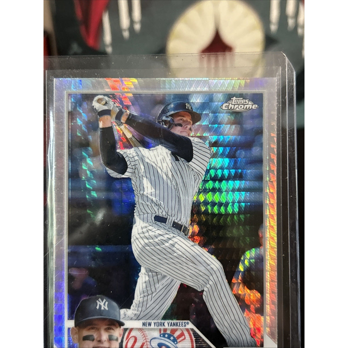 2023 Topps Chrome - Anthony Rizzo #191 X-fractor / NY Yankees / Pack Fresh New