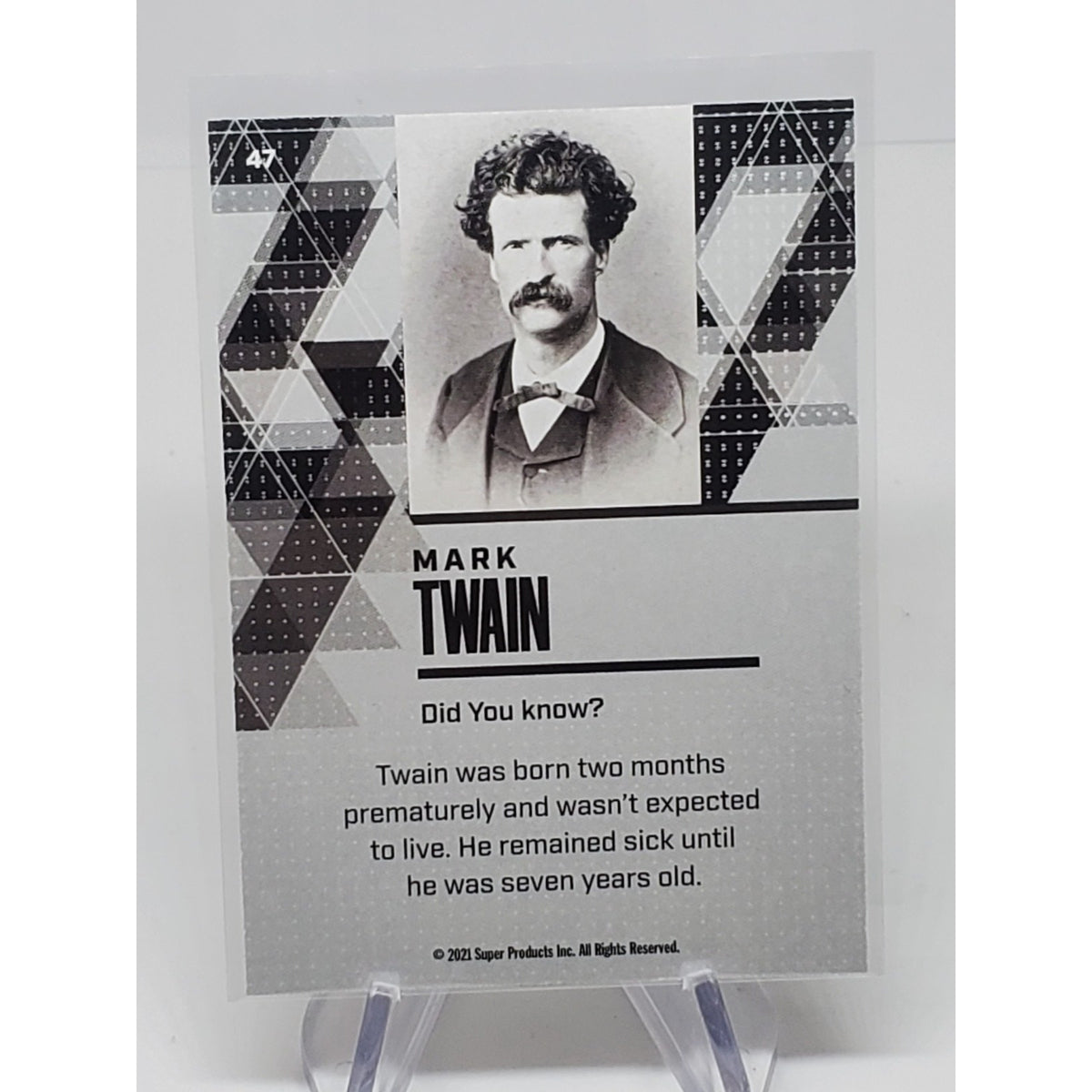 2021 Pieces of the Past Historical #47 Mark Twain
