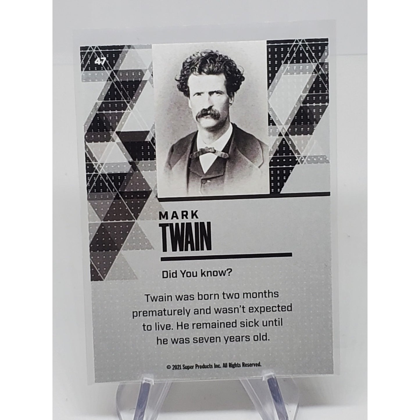 2021 Pieces of the Past Historical #47 Mark Twain