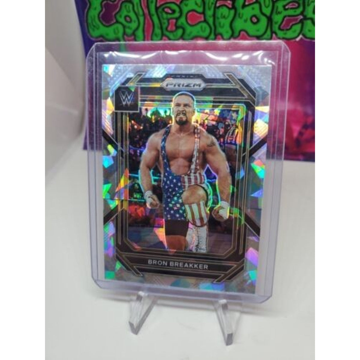 Bron Breakker 2023 Panini Prizm Cracked Ice WWE #161 NXT Holo Card Insert