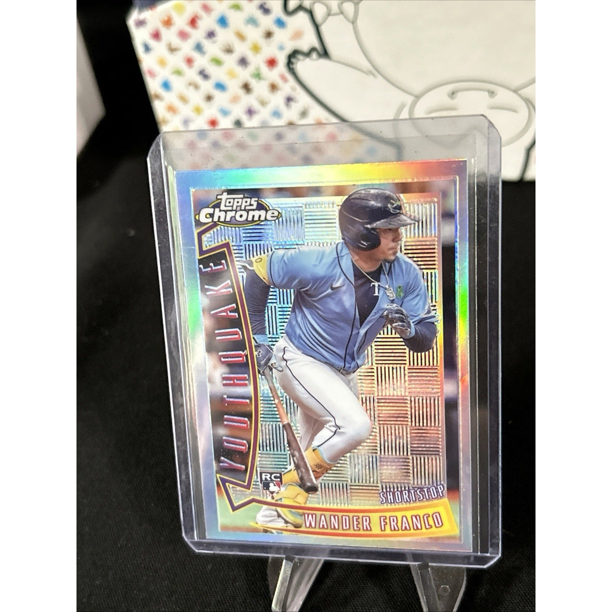 2022 Topps Chrome Sonic WANDER FRANCO YouthQuake Rays YQ6 RC - Pack Fresh New