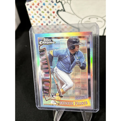 2022 Topps Chrome Sonic WANDER FRANCO YouthQuake Rays YQ6 RC - Pack Fresh New