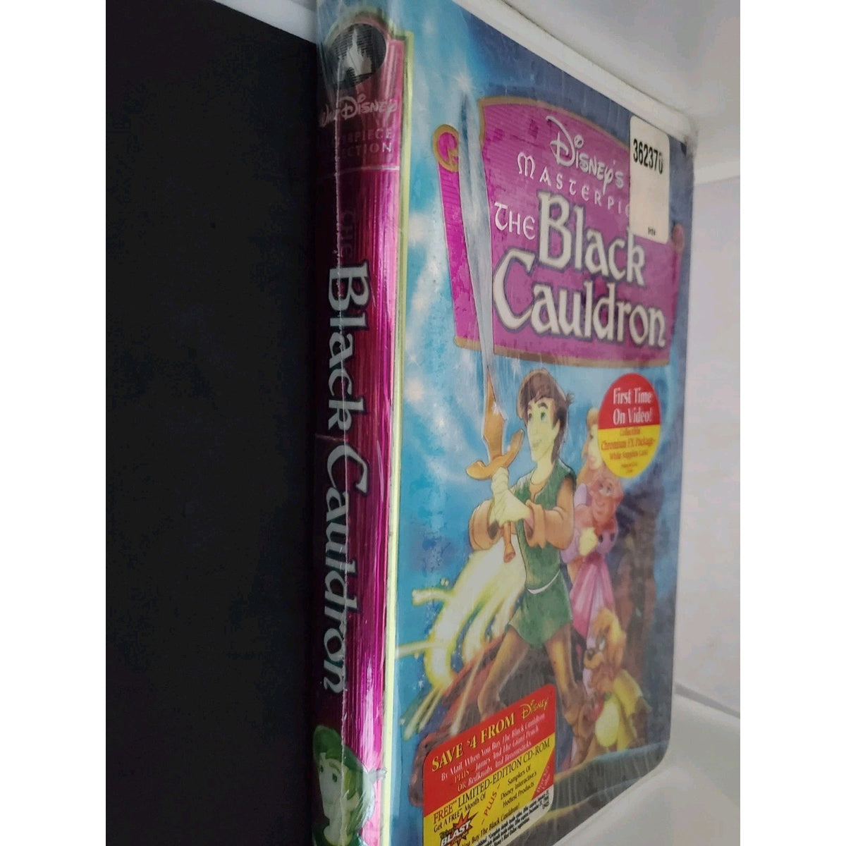 New Disney The Black Cauldron VHS1998 Sealed Clamshell Cartoon VHS