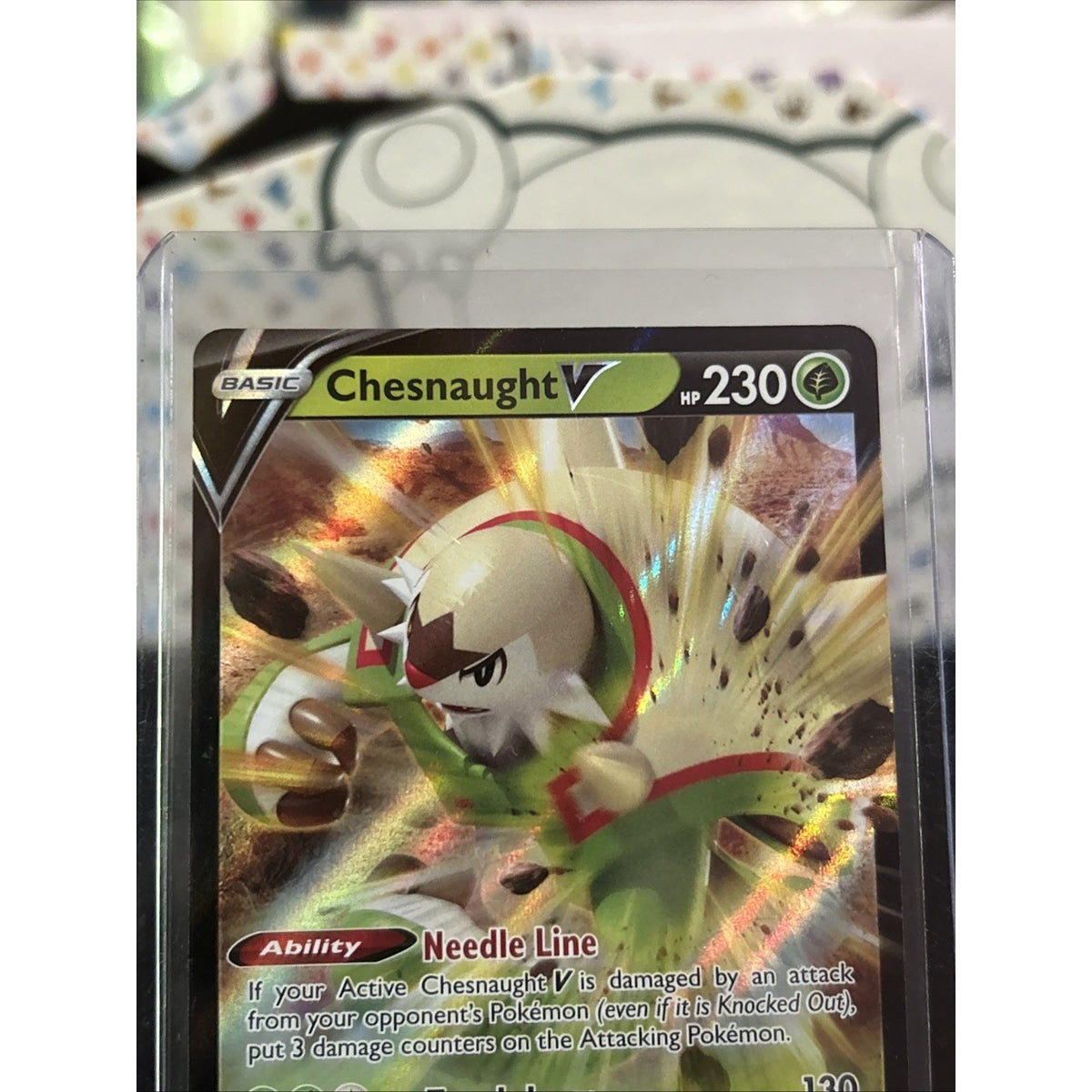 Pokémon TCG Chesnaught V Silver Tempest 015/195 Holo Ultra Rare