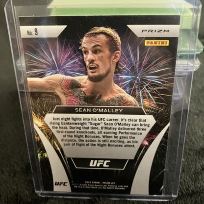 Fireworks SP Pack Fresh New Mint 2022 Panini Prizm UFC Sean O' Malley Green