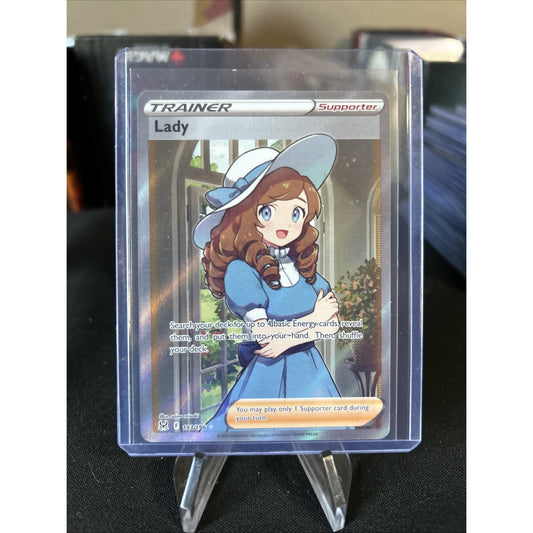 Lady Full Art Trainer Lost Origin 193/196 Pokemon TCG Card / Pack Fresh New
