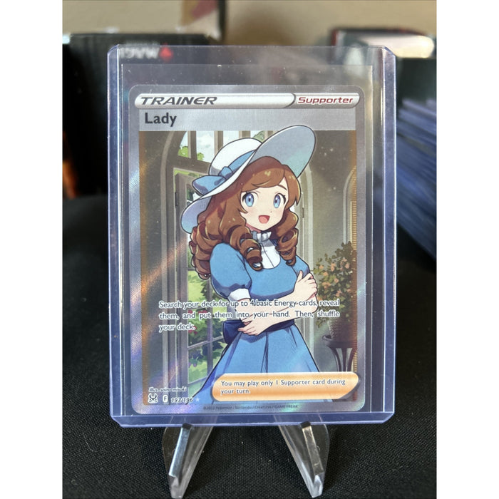 Lady Full Art Trainer Lost Origin 193/196 Pokemon TCG Card / Pack Fresh New