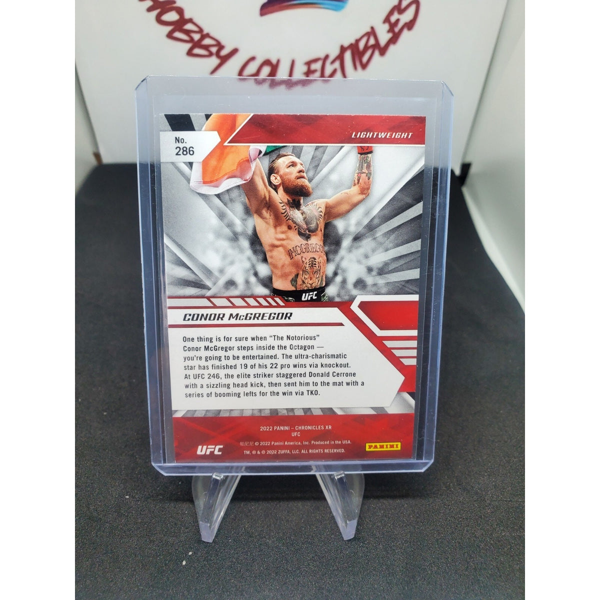 Conor McGregor - 2022 Panini Chronicles XR UFC Holofoil - HOF
